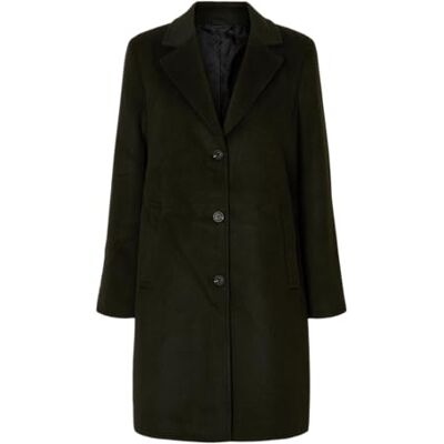 SELECTED FEMME Slfsasja Lano Coat Noos, Djup, 34 SELECTED FEMME Slfsasja Lano Coat Noos, Djup, 34