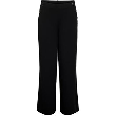 JDY geggo Life Button Pant JRS Noos, svart, XS / 30L JDY geggo Life Button Pant JRS Noos, svart, XS / 30L