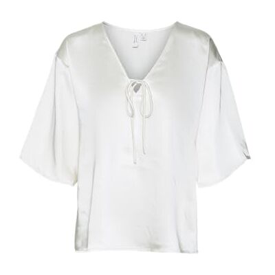 VERO MODA VMRIVER 2/4 V-hals TOP WVN BTQ GA, Björk, XL VERO MODA VMRIVER 2/4 V-hals TOP WVN BTQ GA, Björk, XL