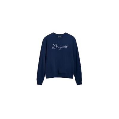 Desigual Sweat_AFRA, 5096 Blue Ink, XXL, Blå, XXL Desigual Sweat_AFRA, 5096 Blue Ink, XXL, Blå, XXL