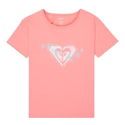 Roxy kortärmad t-shirt liljenormal natt flickor rosa Roxy kortärmad t-shirt liljenormal natt flickor rosa
