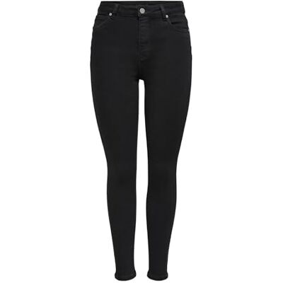 ONLY ONLMILA HW SK ANK DNM BJ380 NOOS stretchjeans, svart, 31/32, Schwarz, 31W x 32L ONLY ONLMILA HW SK ANK DNM BJ380 NOOS stretchjeans, svart, 31/32, Schwarz, 31W x 32L