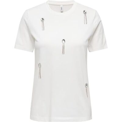 ONLY Endast Onlfilizza Life S/S Stone Top Box JRS ONLY Endast Onlfilizza Life S/S Stone Top Box JRS