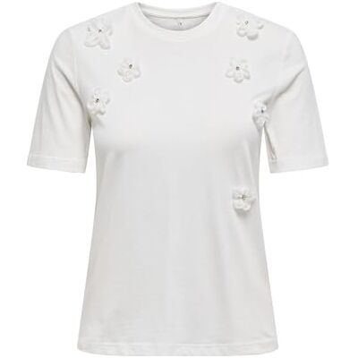 ONLY Onlolivia Life S/S blomma O-hals topp JRS, Molndansare, S ONLY Onlolivia Life S/S blomma O-hals topp JRS, Molndansare, S