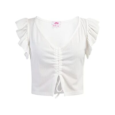 threezy dam top, Vit, XL/XXL threezy dam top, Vit, XL/XXL