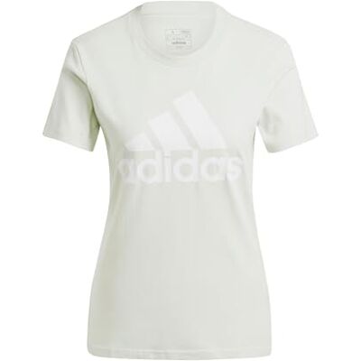 adidas Kvinnor Essentials Logo Tee, Linen Green, S adidas Kvinnor Essentials Logo Tee, Linen Green, S
