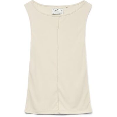 VERO MODA Vmmaggie Boatneck Tank Top VMA Noos, Benvit, M VERO MODA Vmmaggie Boatneck Tank Top VMA Noos, Benvit, M