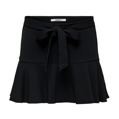 ONLY Onlpoptrash Mw Life Skate Skirt PNT, svart, S ONLY Onlpoptrash Mw Life Skate Skirt PNT, svart, S