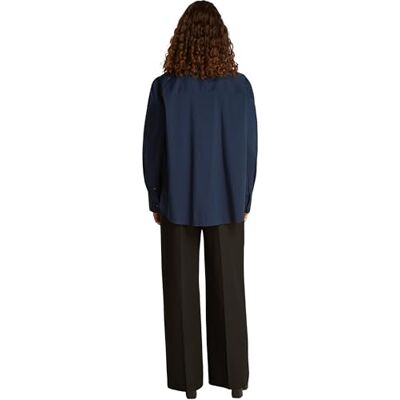Tommy Hilfiger ESS POPLIN REGULAR SKJORTA WW0WW44084, blå, 42, Blå (mörk natt marinblå), 68 SE Tommy Hilfiger ESS POPLIN REGULAR SKJORTA WW0WW44084, blå, 42, Blå (mörk natt marinblå), 68 SE