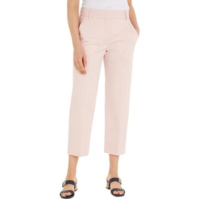 Tommy Hilfiger Dam Slim Straight Co Chino, Nyckfull rosa, 64 SE Tommy Hilfiger Dam Slim Straight Co Chino, Nyckfull rosa, 64 SE