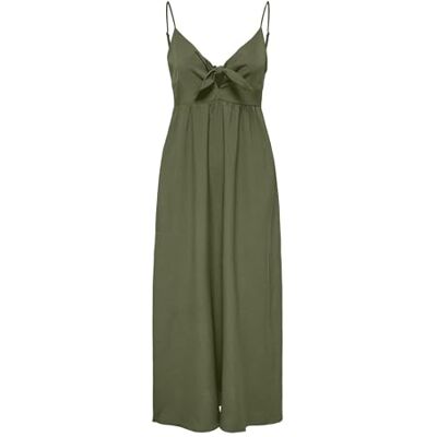 ONLY Onlnova Life Vis Jules Long Dress Solid, Kalamata, XS ONLY Onlnova Life Vis Jules Long Dress Solid, Kalamata, XS
