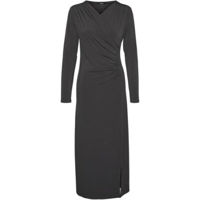 VERO MODA dam Vmrasmine Ls V-neck 7/8 Dress Jrs Ga Jerseyklänning VERO MODA dam Vmrasmine Ls V-neck 7/8 Dress Jrs Ga Jerseyklänning