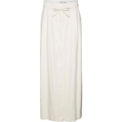 VERO MODA dam Vmflorence Hw Long Linen kjol kjol, Björk/detalj: melerad, 34 VERO MODA dam Vmflorence Hw Long Linen kjol kjol, Björk/detalj: melerad, 34