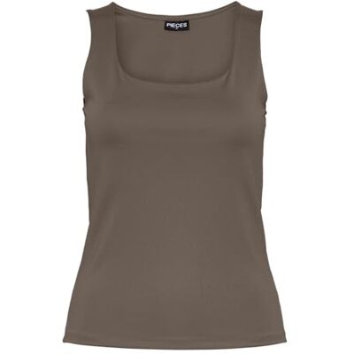 PIECES Damer Pcneja Sl Vändbar Top Noos Bc linne, Morel, M PIECES Damer Pcneja Sl Vändbar Top Noos Bc linne, Morel, M