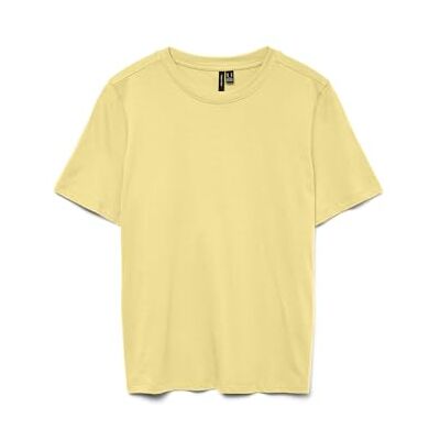 VERO MODA VMPAULINA SS T-shirt GA JRS NOOS, Citronmaräng, M VERO MODA VMPAULINA SS T-shirt GA JRS NOOS, Citronmaräng, M