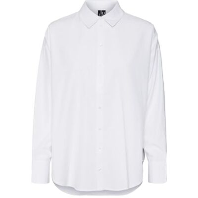 VERO MODA VMFANNI LS skjorta WVN GA NOOS, Ljus vit, XL VERO MODA VMFANNI LS skjorta WVN GA NOOS, Ljus vit, XL