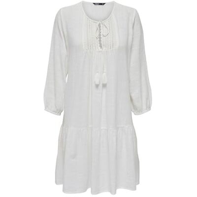 ONLY Dam ONLVINNIE Life 3/4 LACE Tunic WVN NOOS Tunika, Cloud Dancer, M, Molndansare, M ONLY Dam ONLVINNIE Life 3/4 LACE Tunic WVN NOOS Tunika, Cloud Dancer, M, Molndansare, M