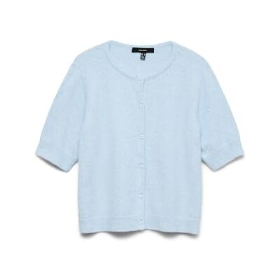 VERO MODA Vmdoffy 2/4 O-hals knapp cardigan Noos, Kashmirblå, XS VERO MODA Vmdoffy 2/4 O-hals knapp cardigan Noos, Kashmirblå, XS