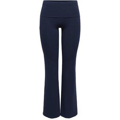 ONLY Onlkiss Life Fold Down Pant Cc JRS Noos, marinblå blazer, XXL ONLY Onlkiss Life Fold Down Pant Cc JRS Noos, marinblå blazer, XXL
