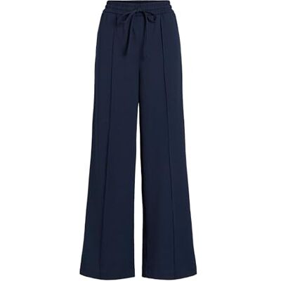 Vila Viclua Hw Wide Pants-Noos, marinblå blazer, XL Vila Viclua Hw Wide Pants-Noos, marinblå blazer, XL