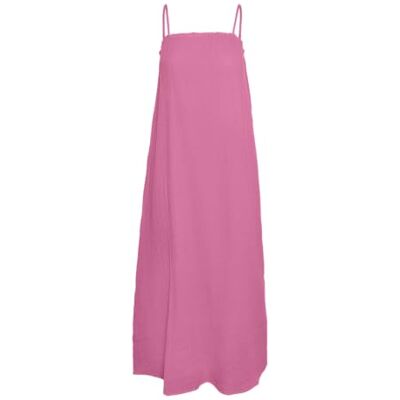 VERO MODA VMNATALI Singlet Dress WVN GA SPE, Rosa kosmos, S VERO MODA VMNATALI Singlet Dress WVN GA SPE, Rosa kosmos, S