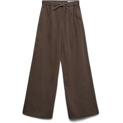 VERO MODA Vmvaleria Mr Wide Pull Up Jeans Noos, Choklad martini, 30W / 30L VERO MODA Vmvaleria Mr Wide Pull Up Jeans Noos, Choklad martini, 30W / 30L