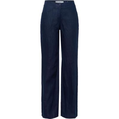 Brax dam Byxor Farina linne kärlek, Blå (marinblå 22), 32W / 32L Brax dam Byxor Farina linne kärlek, Blå (marinblå 22), 32W / 32L