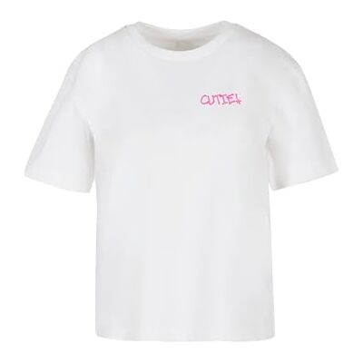 Tee Dam-t-shirt, Cutie Balaclava, t-shirt, avslappnad t-shirt med tryck, överdimensionerad passform, bomull, storlekar XS – 5XL, Vit, XS Tee Dam-t-shirt, Cutie Balaclava, t-shirt, avslappnad t-shirt med tryck, överdimensionerad passform, bomull, storlekar XS – 5XL, Vit, XS