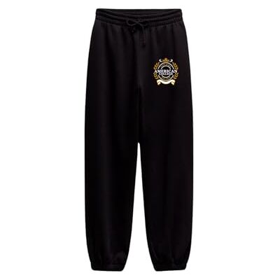 AMERICAN COLLEGE USA Joggingbyxor och leggings korta smala sportkläder barnkläder unisex pojke flicka modell ACJOGW5 svart 14 år, svart, 14 år AMERICAN COLLEGE USA Joggingbyxor och leggings korta smala sportkläder barnkläder unisex pojke flicka modell ACJOGW5 svart 14 år, svart, 14 år