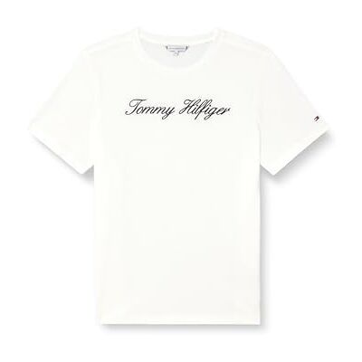 Tommy Hilfiger dam NOS SCRIPT REGULAR C-NK SS WW0WW4345902Z007, vit (Nos Ecru), XXL, Vit (Nos Ecru), XXL Tommy Hilfiger dam NOS SCRIPT REGULAR C-NK SS WW0WW4345902Z007, vit (Nos Ecru), XXL, Vit (Nos Ecru), XXL