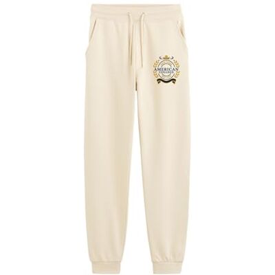 AMERICAN COLLEGE USA Chinos joggingbyxor sport varma kläder blandade män och kvinnor casual modell ACJOGW5 BEIGEXXL, Beige färg, XXL AMERICAN COLLEGE USA Chinos joggingbyxor sport varma kläder blandade män och kvinnor casual modell ACJOGW5 BEIGEXXL, Beige färg, XXL
