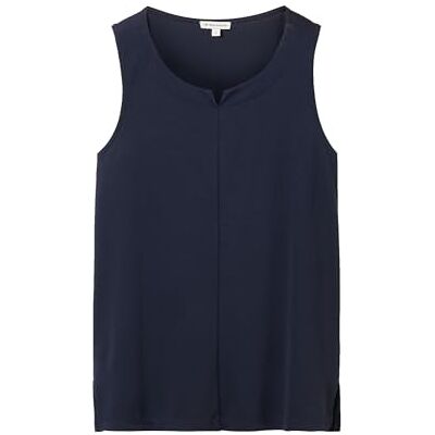 TOM TAILOR damtopp, 10668 – himmelskaptensblå, L TOM TAILOR damtopp, 10668 – himmelskaptensblå, L