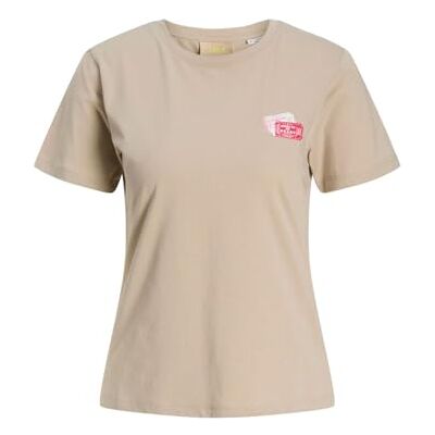JJXX JACK & JONES Jxcarly Reg Fit Ss Tee JRS, Fjädergrå, L JJXX JACK & JONES Jxcarly Reg Fit Ss Tee JRS, Fjädergrå, L
