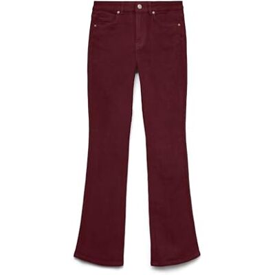 VERO MODA Vmflash Mr Flared Corduroy Pants Noos, tawny port, 29W / 32L VERO MODA Vmflash Mr Flared Corduroy Pants Noos, tawny port, 29W / 32L