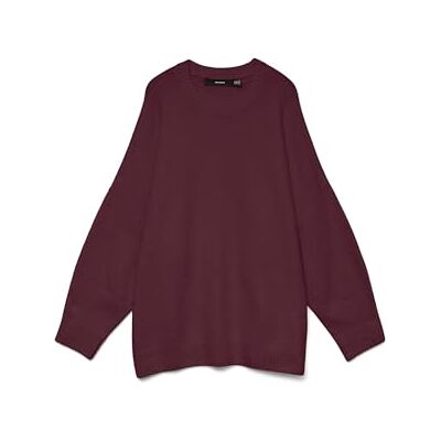 VERO MODA CURVE dam Vmcboom Ls O-hals tröja Ga Noos Cur, Vinprovning, XL VERO MODA CURVE dam Vmcboom Ls O-hals tröja Ga Noos Cur, Vinprovning, XL