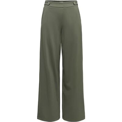 ONLY Onlevaly-Lika Life HW Wide Pant TLR, Smokey Olive, 44 W x 30 l dam, rökig oliv, 44W / 30L ONLY Onlevaly-Lika Life HW Wide Pant TLR, Smokey Olive, 44 W x 30 l dam, rökig oliv, 44W / 30L