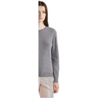 United Dam lång ärm crew-neck tröja, Grå, XS United Dam lång ärm crew-neck tröja, Grå, XS