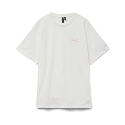 VERO MODA Vmkatrine Caty Ss Top Box JRS Ga, Snövit, M VERO MODA Vmkatrine Caty Ss Top Box JRS Ga, Snövit, M