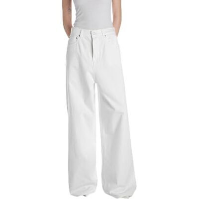 Replay dam Baggy oversize jeans Margott originalkollektion, 100 naturlig vit, 32W x 32L Replay dam Baggy oversize jeans Margott originalkollektion, 100 naturlig vit, 32W x 32L
