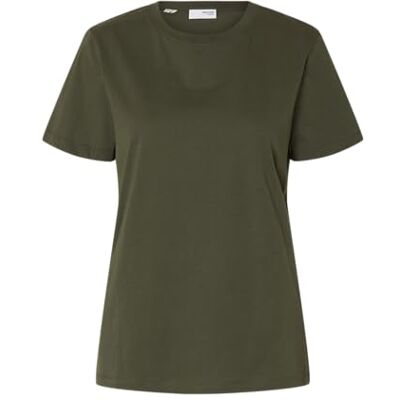 SELECTED FEMME Slfmyessential Ss O-Neck Tee Noos, Djup, XXL SELECTED FEMME Slfmyessential Ss O-Neck Tee Noos, Djup, XXL