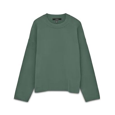 VERO MODA Vmsilje Ls O-hals boxy tröja Noos, Laurelkrans, XL VERO MODA Vmsilje Ls O-hals boxy tröja Noos, Laurelkrans, XL