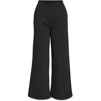 Vila Vihuris Rw Wide Pants/Pb, Svart skönhet, XS Vila Vihuris Rw Wide Pants/Pb, Svart skönhet, XS