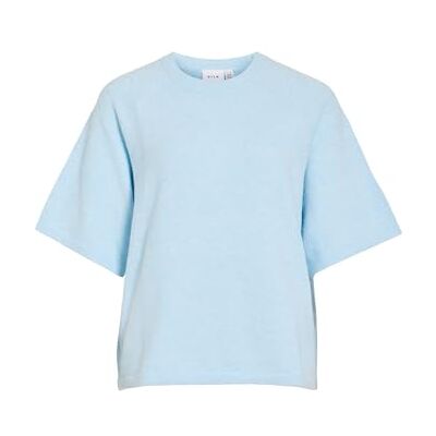 Vila Viliga 2/4 O-hals stickad topp – Noos, nantucket Breeze, M Vila Viliga 2/4 O-hals stickad topp – Noos, nantucket Breeze, M
