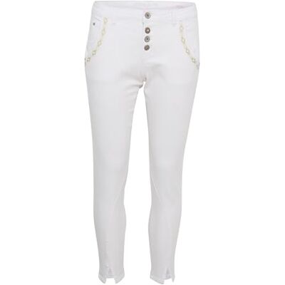 Cream Kräm Jeans för kvinnor, Snövit, 31W Cream Kräm Jeans för kvinnor, Snövit, 31W