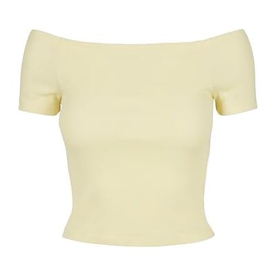Urban Classics Dam Dam Off Shoulder Rib T-shirt, Mjuka, XXL Urban Classics Dam Dam Off Shoulder Rib T-shirt, Mjuka, XXL