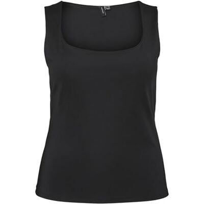 VERO MODA VMCMILLION SL Square TOP JRS NOOS CUR, svart, M VERO MODA VMCMILLION SL Square TOP JRS NOOS CUR, svart, M