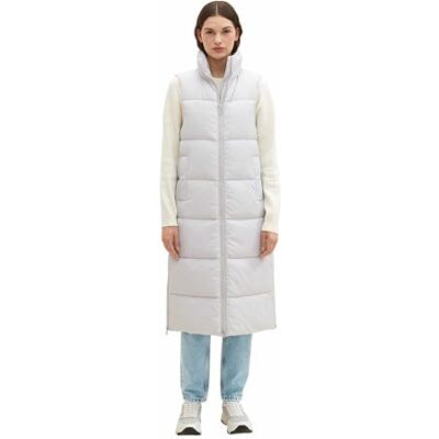 TOM TAILOR Denim Dam 1036571 väst, 32253-Basic Light Grey, XS, 32253 – Basic Light Grey TOM TAILOR Denim Dam 1036571 väst, 32253-Basic Light Grey, XS, 32253 – Basic Light Grey