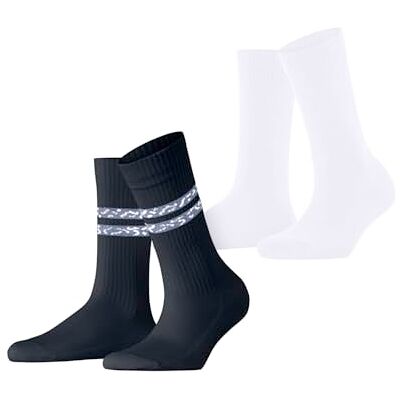 ESPRIT Damstrumpor Memphis Rib multipack W så bomull mönstrad 2 par, flerfärgade marinblå vit 0040, 35–38, Flerfärgad marinblå vit 0040, 35-38 EU ESPRIT Damstrumpor Memphis Rib multipack W så bomull mönstrad 2 par, flerfärgade marinblå vit 0040, 35–38, Flerfärgad marinblå vit 0040, 35-38 EU