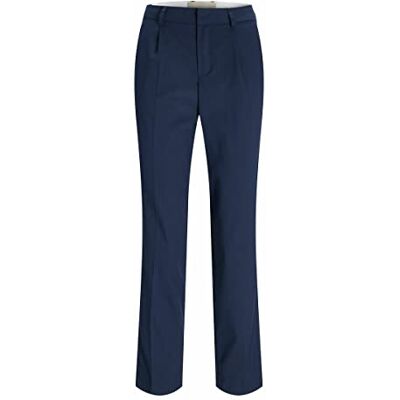 JJXX JACK & JONES Jxchloe Regular Hw Pant Noos dam Chino, marinblå blazer, 27W / 32L JJXX JACK & JONES Jxchloe Regular Hw Pant Noos dam Chino, marinblå blazer, 27W / 32L