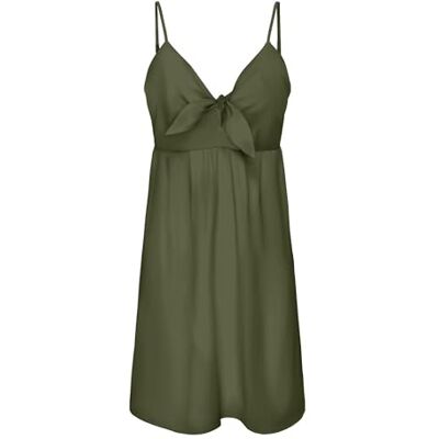 ONLY Onlnova Life Vis Jules Dress Solid, Kalamata, XL ONLY Onlnova Life Vis Jules Dress Solid, Kalamata, XL